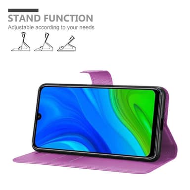 Huawei P SMART 2020 Plånboksfodral Skal (Lila)
