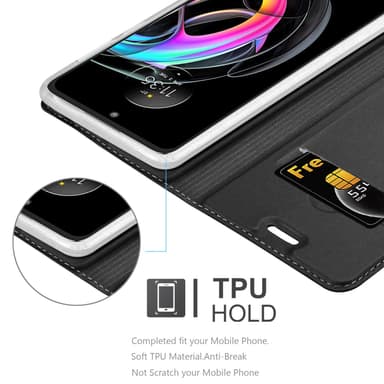Motorola EDGE 20 LITE / FUSION Fodral Skal Case (Svart)