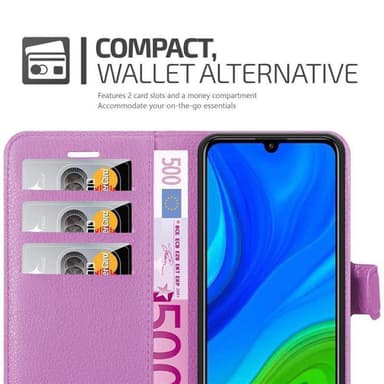 Huawei P SMART 2020 Plånboksfodral Skal (Lila)