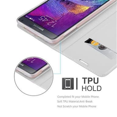 Samsung Galaxy NOTE 4 Fodral Skal Case (Silver)