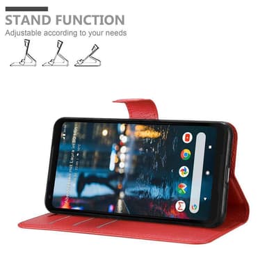 Google PIXEL 2 XL Plånboksfodral Skal (Röd)