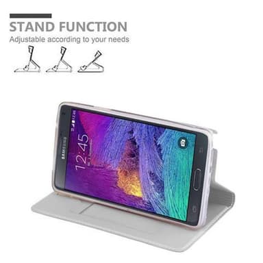 Samsung Galaxy NOTE 4 Fodral Skal Case (Silver)