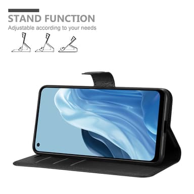 Realme 7 5G Plånboksfodral Skal (Svart)