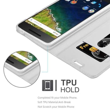 Huawei Google NEXUS 6P Fodral Skal Case (Silver)