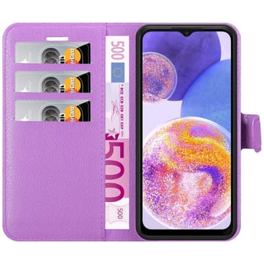 Samsung Galaxy A23 4G Plånboksfodral Skal (Lila)