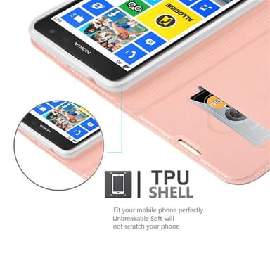 Nokia Lumia 625 Fodral Skal Case (Rosa)
