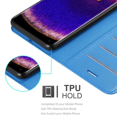 Oppo FIND X5 PRO Plånboksfodral Skal (Blå)