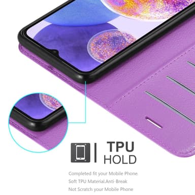 Samsung Galaxy A23 4G Plånboksfodral Skal (Lila)