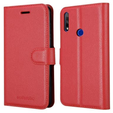 Honor 9X Plånboksfodral Skal (Röd)