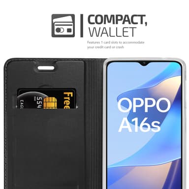 Oppo A16s / A54s Fodral Skal Case (Svart)