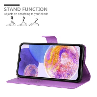 Samsung Galaxy A23 4G Plånboksfodral Skal (Lila)