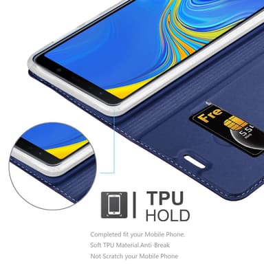 Samsung Galaxy A7 2018 Fodral Skal Case (Blå)