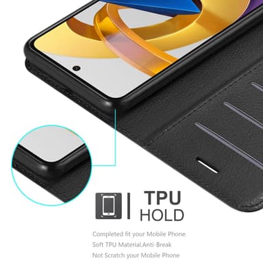 Xiaomi POCO M4 PRO 5G Plånboksfodral Skal (Svart)