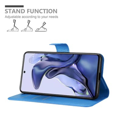 Xiaomi 11T / 11T PRO Plånboksfodral Skal (Blå)
