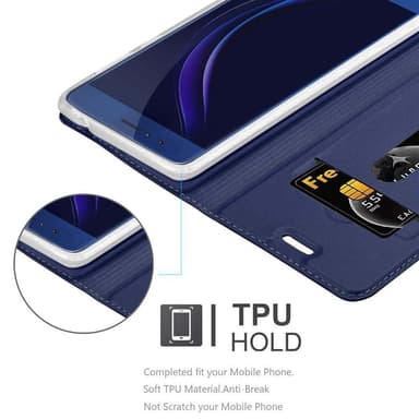 Honor 8 / 8 PREMIUM Fodral Skal Case (Blå)