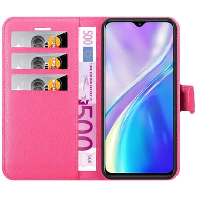 Realme X2 / XT / Oppo K5 Plånboksfodral Skal (Rosa)