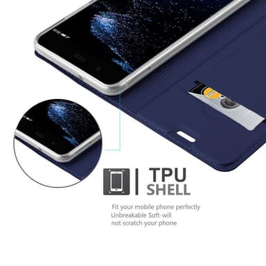 Huawei P10 Fodral Skal Case (Blå)