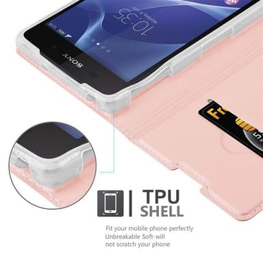 Sony Xperia Z2 Fodral Skal Case (Rosa)