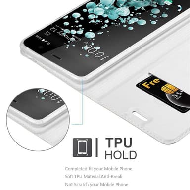 HTC U PLAY Fodral Skal Case (Silver)