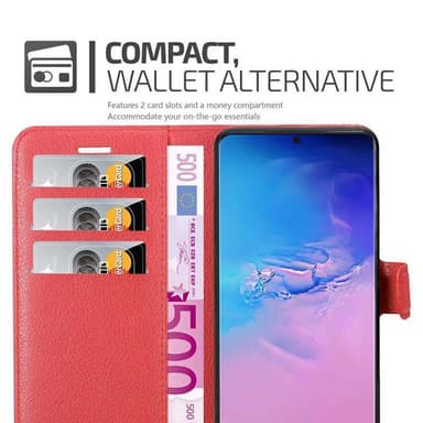 Samsung Galaxy S20 ULTRA Plånboksfodral Skal (Röd)