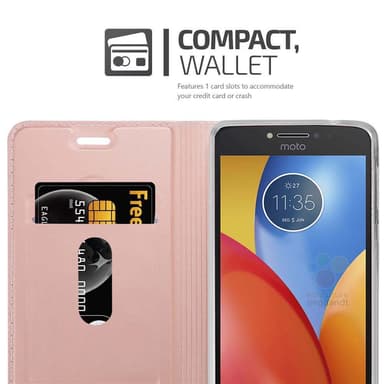 Motorola MOTO E4 Fodral Skal Case (Rosa)