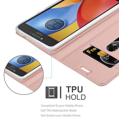 Motorola MOTO E4 Fodral Skal Case (Rosa)
