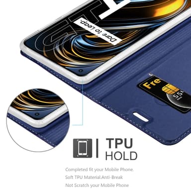 Realme GT / GT Neo 2T / Q3 PRO Fodral Skal Case (Blå)