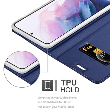 Samsung Galaxy S21 PLUS Fodral Skal Case (Blå)