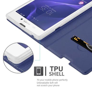 Sony Xperia T3 Fodral Skal Case (Blå)