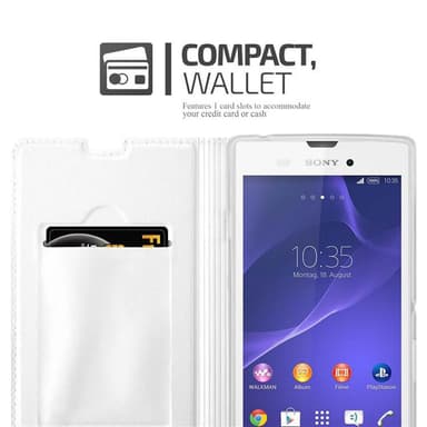 Sony Xperia T3 Fodral Skal Case (Silver)
