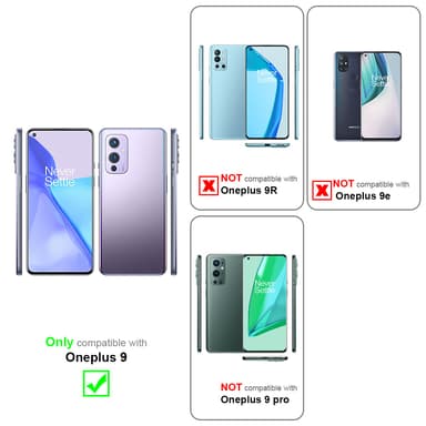 OnePlus 9 Plånboksfodral Skal (Svart)