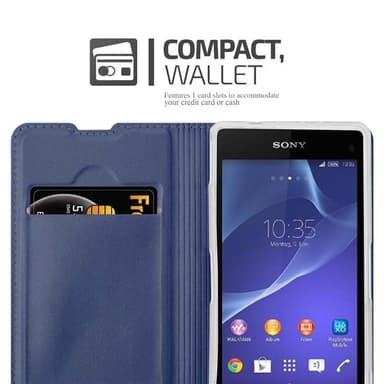 Sony Xperia Z1 COMPACT Fodral Skal Case (Blå)