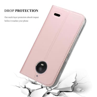 Motorola MOTO E4 Fodral Skal Case (Rosa)