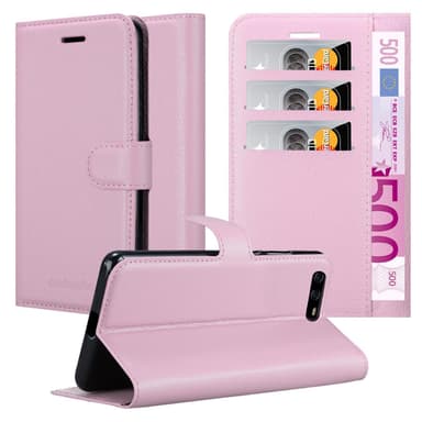 Huawei P10 Plånboksfodral Skal (Rosa)