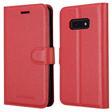 Samsung Galaxy S10e Plånboksfodral Skal (Röd)