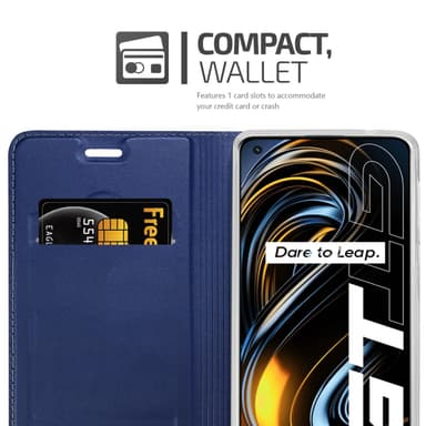 Realme GT / GT Neo 2T / Q3 PRO Fodral Skal Case (Blå)
