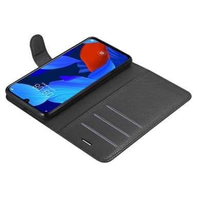 Huawei NOVA 5 / 5 PRO Plånboksfodral Skal (Svart)
