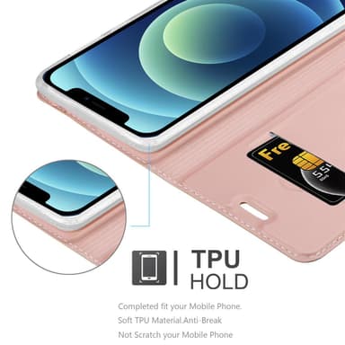 iPhone 12 MINI Fodral Skal Case (Rosa)