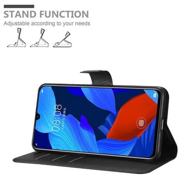 Huawei NOVA 5 / 5 PRO Plånboksfodral Skal (Svart)