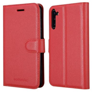 Samsung Galaxy NOTE 10 Plånboksfodral Skal (Röd)