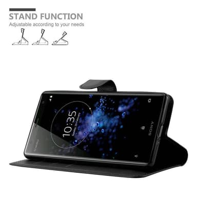 Sony Xperia XZ2 Plånboksfodral Skal (Svart)