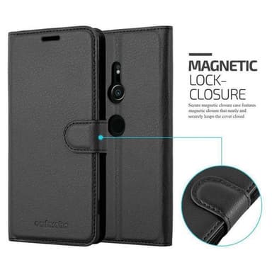 Sony Xperia XZ2 Plånboksfodral Skal (Svart)