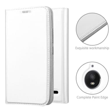 Motorola MOTO E4 Fodral Skal Case (Silver)