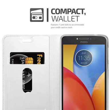 Motorola MOTO E4 Fodral Skal Case (Silver)