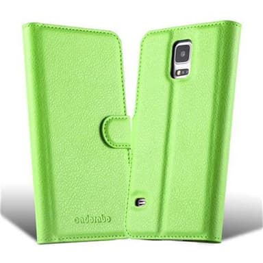 Samsung Galaxy S5 / S5 NEO Plånboksfodral Skal (Grön)