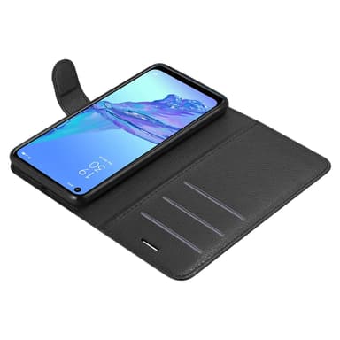 Oppo A53 Plånboksfodral Skal (Svart)