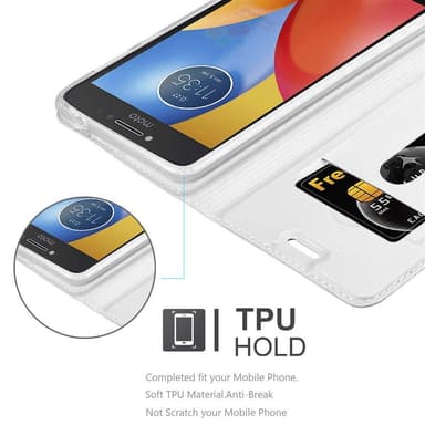 Motorola MOTO E4 Fodral Skal Case (Silver)