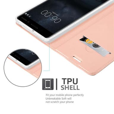 Nokia 6 2017 Fodral Skal Case (Rosa)