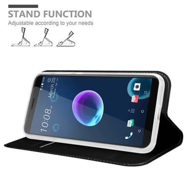 HTC Desire 12 Fodral Skal Case (Svart)