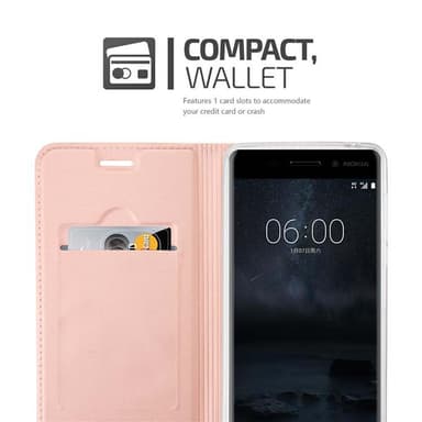 Nokia 6 2017 Fodral Skal Case (Rosa)